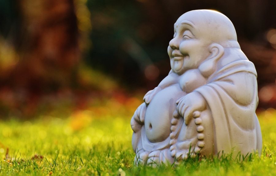 Feng Shui Lucky Laughing Buddha Pulling Big Potli, Happy Man for Good Luck, Wealth, Prosperity At