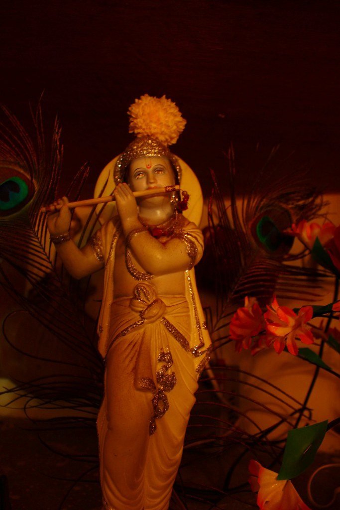 Metal Wall Hanging Radha Krishna Tree Jhula